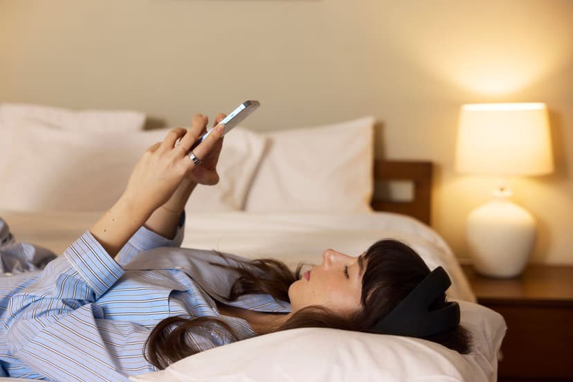 Samphire user in bed